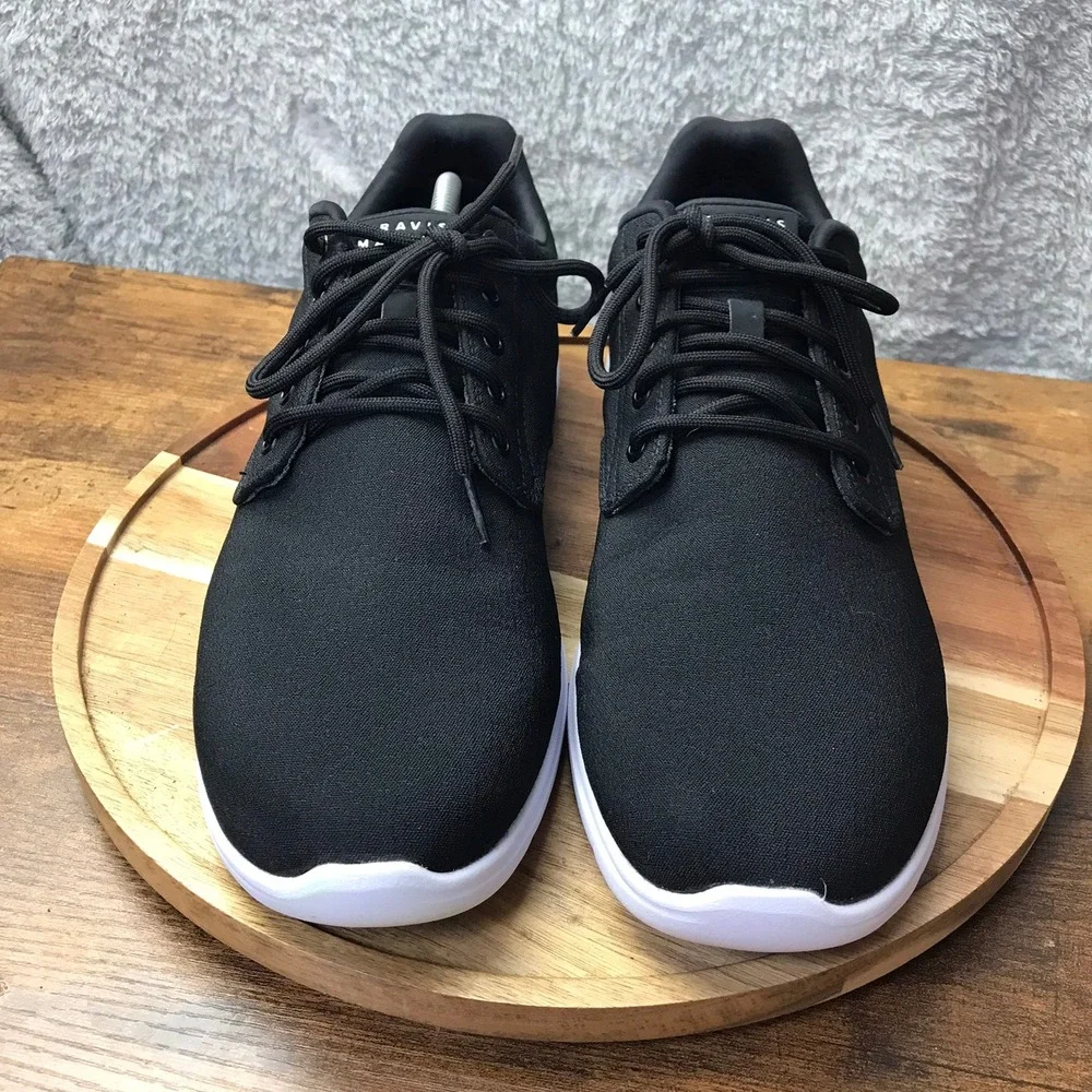 Travis Mathew The Daily 2.0 Woven Sneakers Mens 13 Black Low Top Golf Shoes